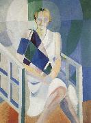 Delaunay, Robert Study of Mrs Ham-s Painting painting